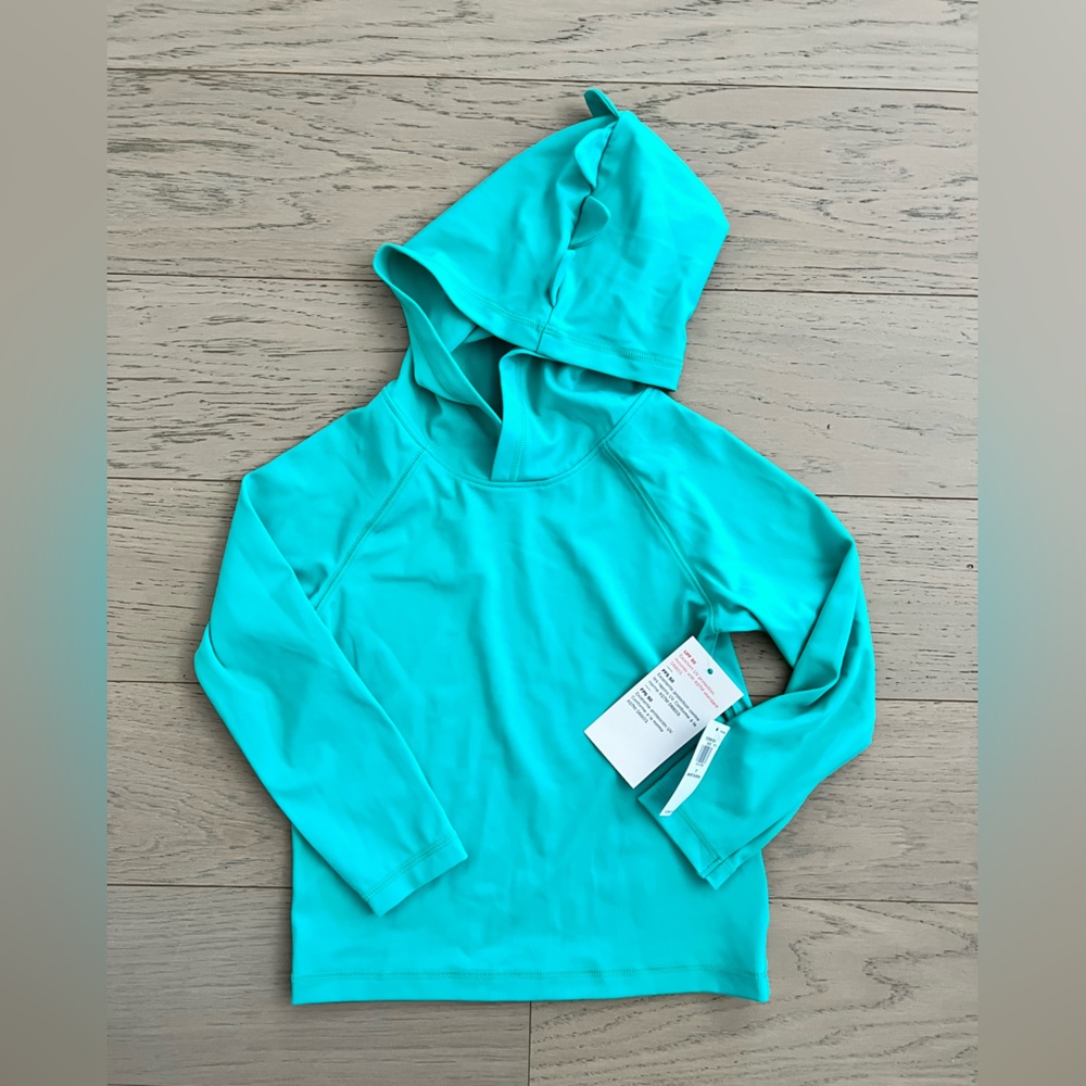 NWT Adorable Dino hooded UPF rash guard Old Navy size 3